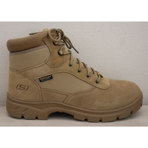 Skechers Tactical 200056 Men's Sz 13 Camel/Tan Work Wascana-Millit WP Work Boots - Picture 9 of 14